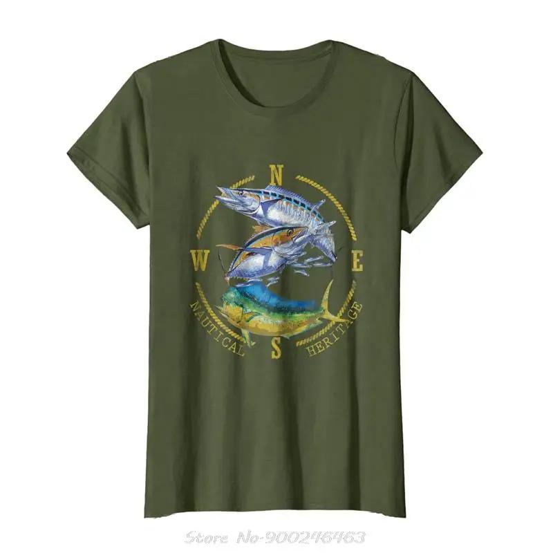 Mahi Mahi Tuna Kingfish Nautical Fishing Angler Gift T-Shirt Summer Cotton Short Sleeve O-Neck Men T Shirt Tees Streetwear