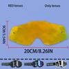 MX Off-Road Motocross Goggles Dustproof Windproof Ski Goggles with PC Lens for Dirt Bike Racing Helmet