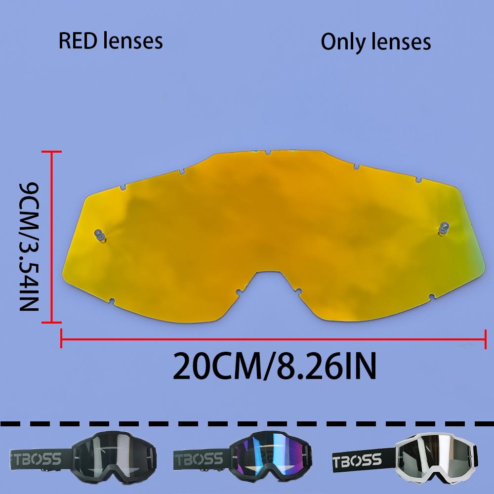 MX Off-Road Motocross Goggles Dustproof Windproof Ski Goggles with PC Lens for Dirt Bike Racing Helmet