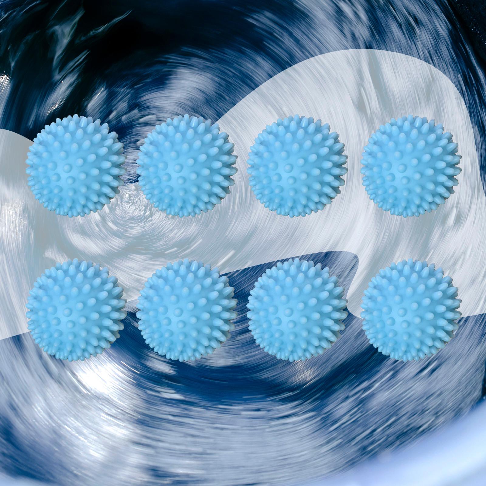 8 Pezzi Palline Per Asciugatrice, Palline Per Lavatrici, Palla per Asciugatrice Antipiega, Diametro 6,5 cm, Riutilizzabili Anti Winding palla per bucato,Palline Lavabili Riutilizzabili(8 Colori