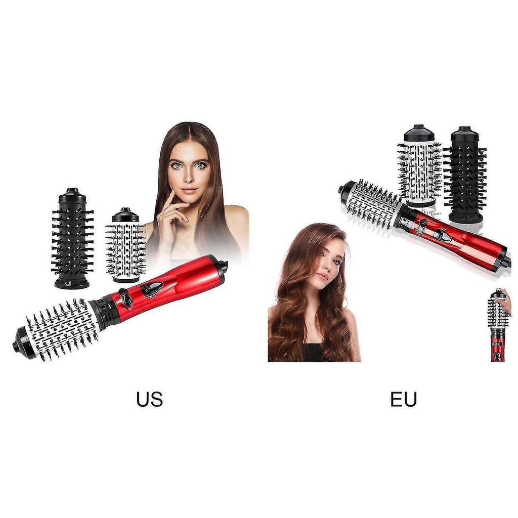 3-in-1 Rotierender Heißluftstyler & Haartrockner zum Trocknen, Locken, Glätten, 360° Rotierender Föhn mit Ionentechnologie