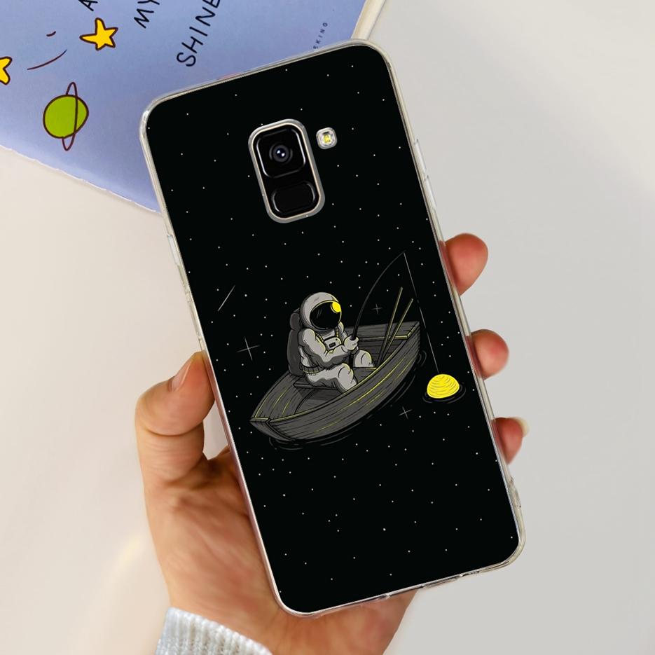 For Samsung Galaxy A8 2018 Case SM-A530F New Fashion Painted Cover Soft Silicone Phone Case For Samsung A8 Plus A8+ A730F Bumper