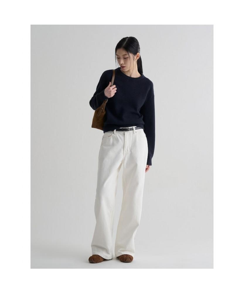 8SECONDS Soft Touch Round Neck Pullover Navy