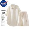 NASA MARVEL Men's Waffle-Knit Short Sleeve T-Shirt & Shorts Set