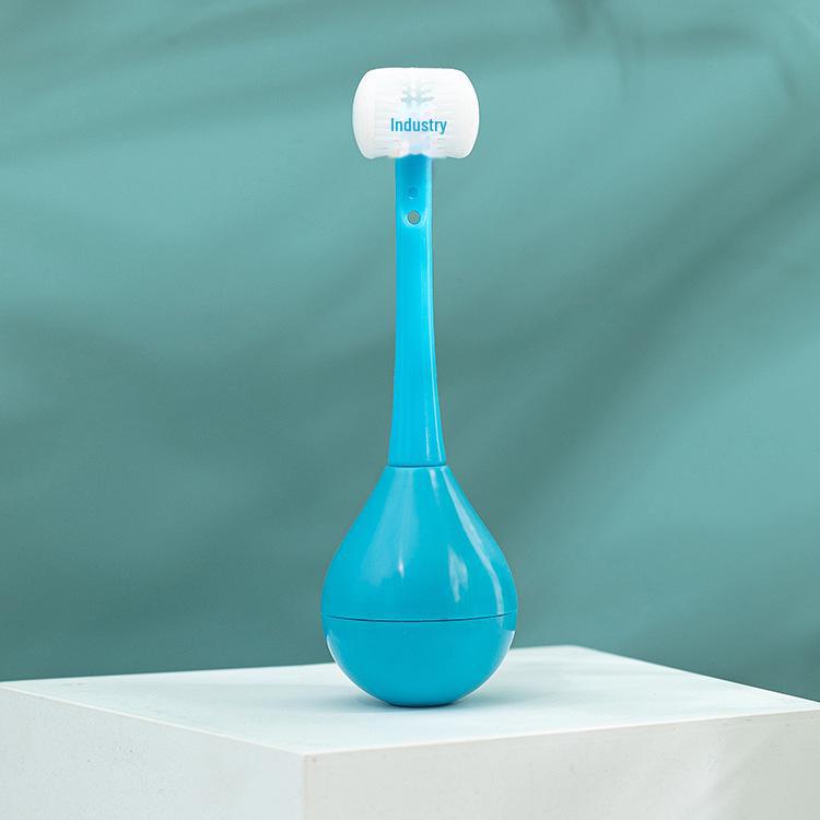 "U-Shaped Silicone Toothbrush & Toothpaste Set for Kids Ages 2-12"