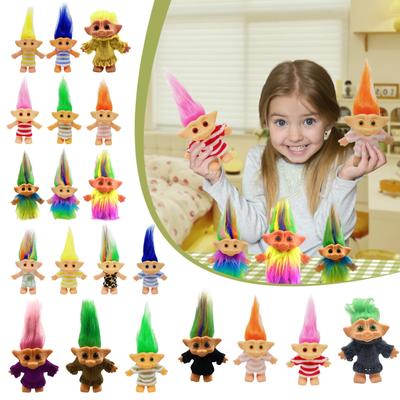 Ugly Baby Giant Model Panenka narozená v 80. letech Nostalgická 10 cm vysoká sukně Oblečení Svetr Troll Toy Panenka