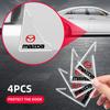 2pcs Car Door Anti-collision Anti-Scratch Cover Protector Transparent Sticker For 3 6 Atenza Axela Demio CX3 CX5 MP MS RX8