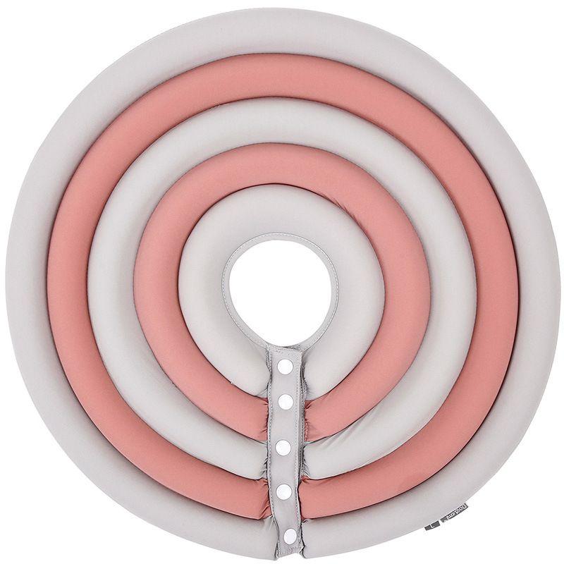 

Pet Elizabeth Ring Dogs and Cats Anti-Licking Anti-Bite Postoperative Recovery Bandana Pet Cleaning Beauty Cover Pet Supplies Rice pink XS