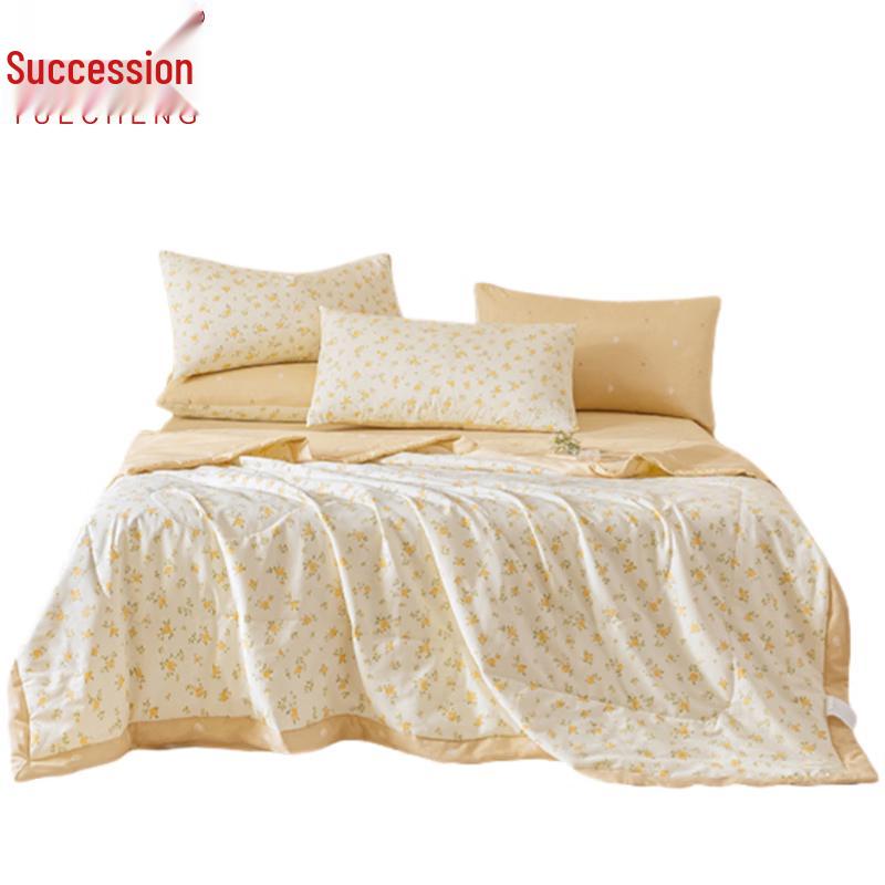 Yuecheng 100% Cotton Breathable Summer Quilt