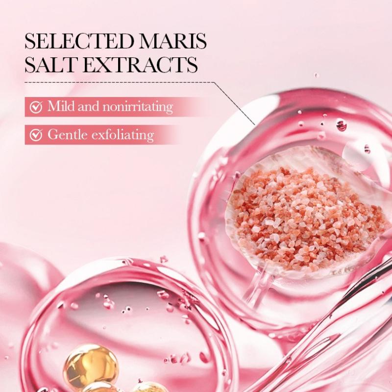 Himalayan Powder Salt Scrub SADOER Pore Cleansing Body Scrub
