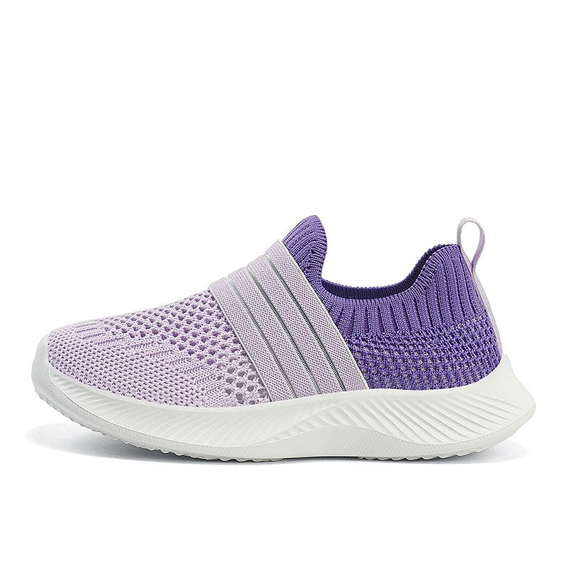 Scarpe da Ragazzo con Tomaia in Rete Traspirante, Suola Morbida Monopezzo, Scarpe da Corsa Casual per Bambini