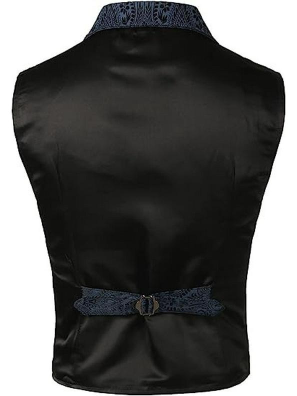 Mittelalterliches Gothic Herrenkostüm lange Weste für Halloween