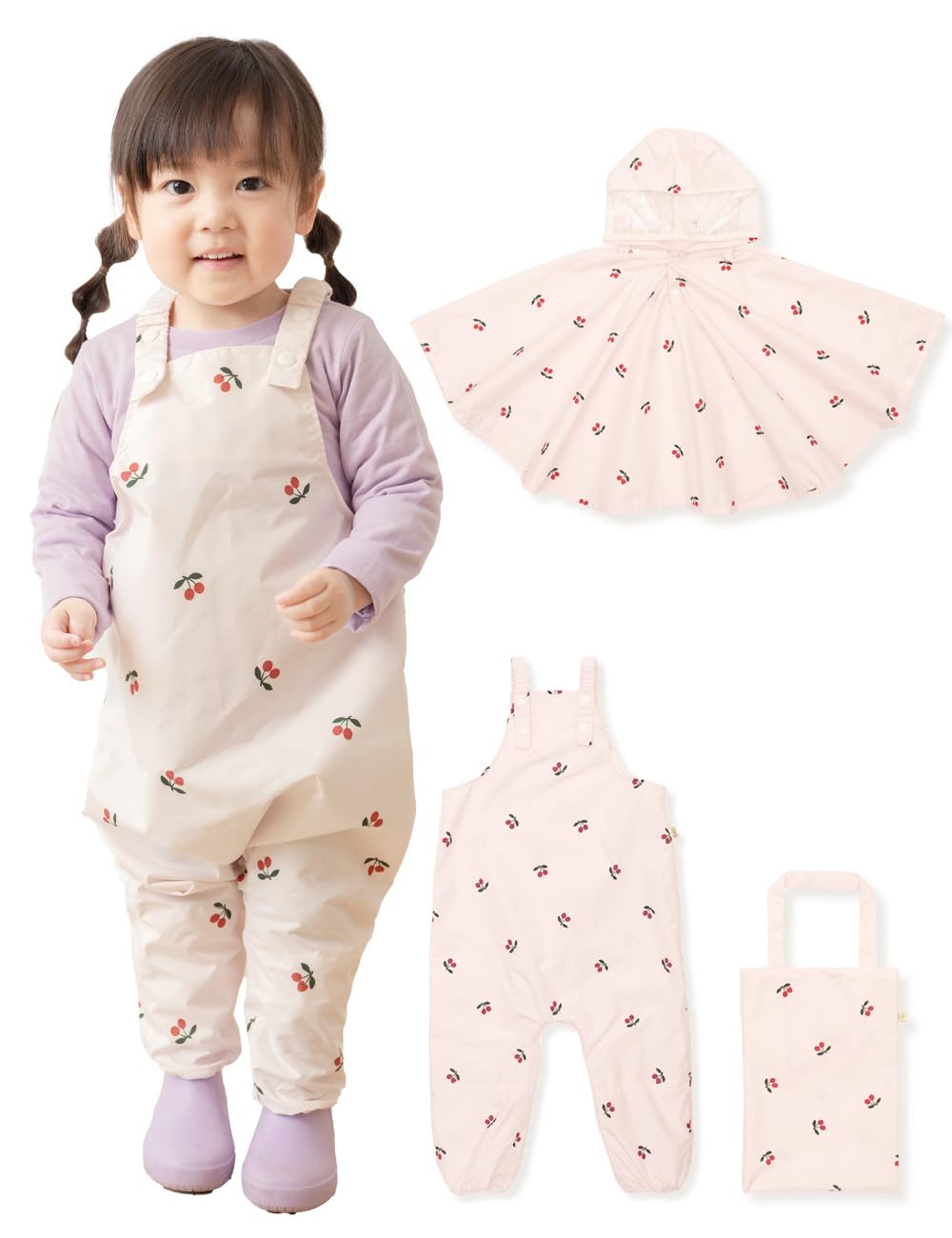 

Keratta Playwear Rain Wear for Sizes 80 and Girls and Size Poncho/Raincoat/Sandbox Babies, 90, Boys, Waterproof, Water-Repellent, Stain-Resistant,