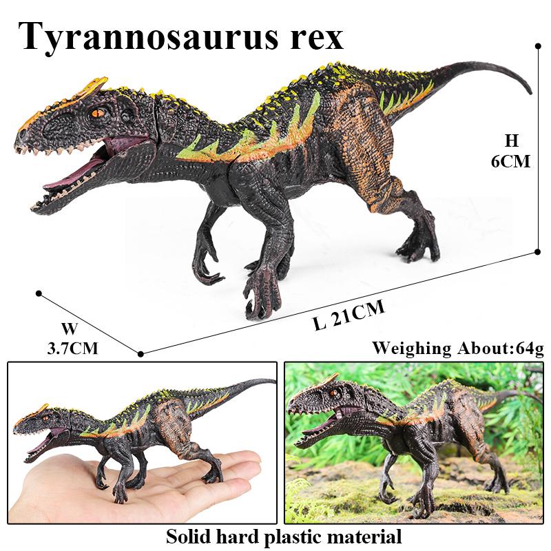 Oenux Jurassic Dinosaur World Eoraptor Dilophosauridae Mosasaurus Velociraptor T-Rex Animasl Model Action Figures Kid Toy Gift