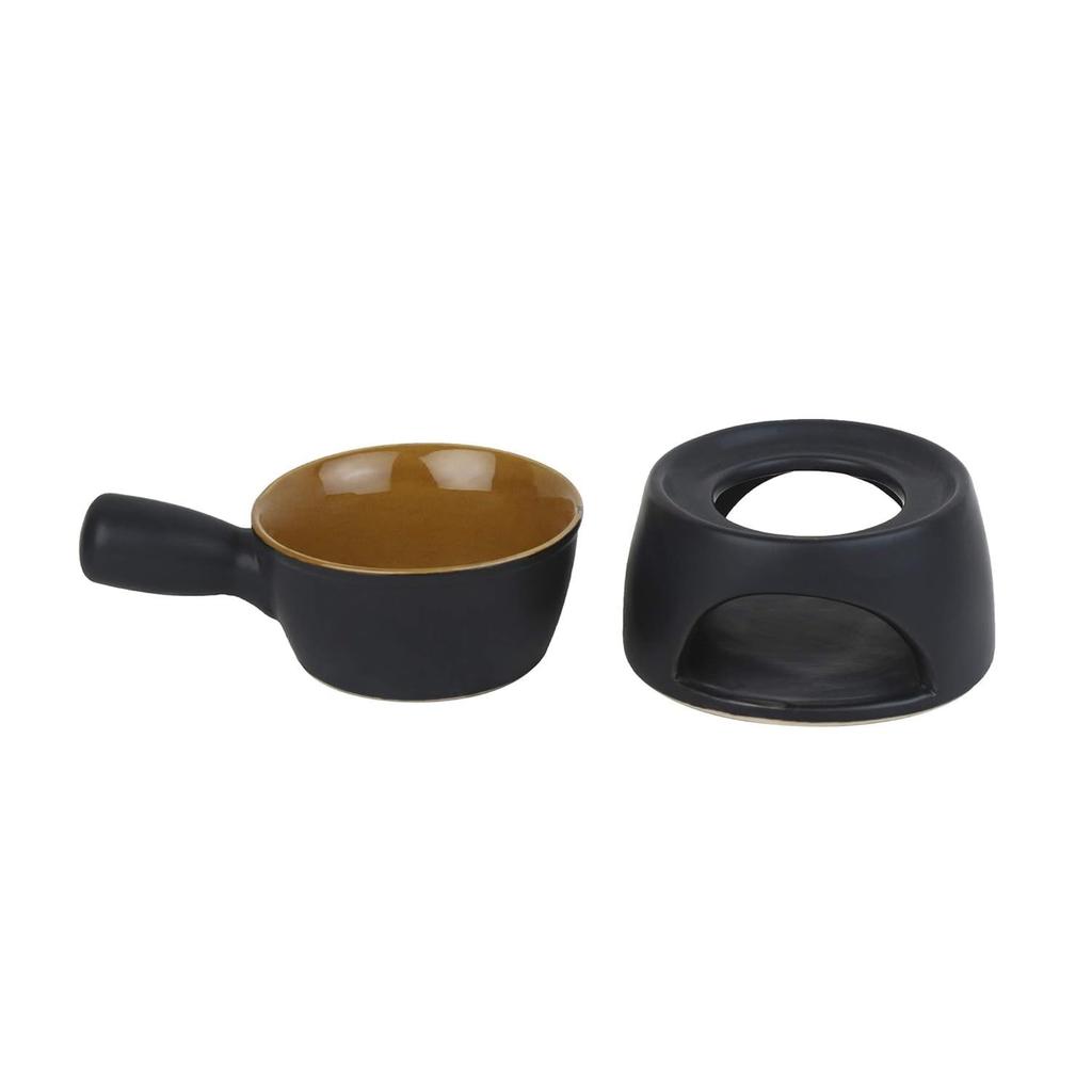 Quemador de Fondue Aromático de Cerámica para Aromaterapia, Difusor de Aroma de Aceite Perfumado de Cerámica, Horno para Dormitorio, Artículo de Decoración para el Hogar