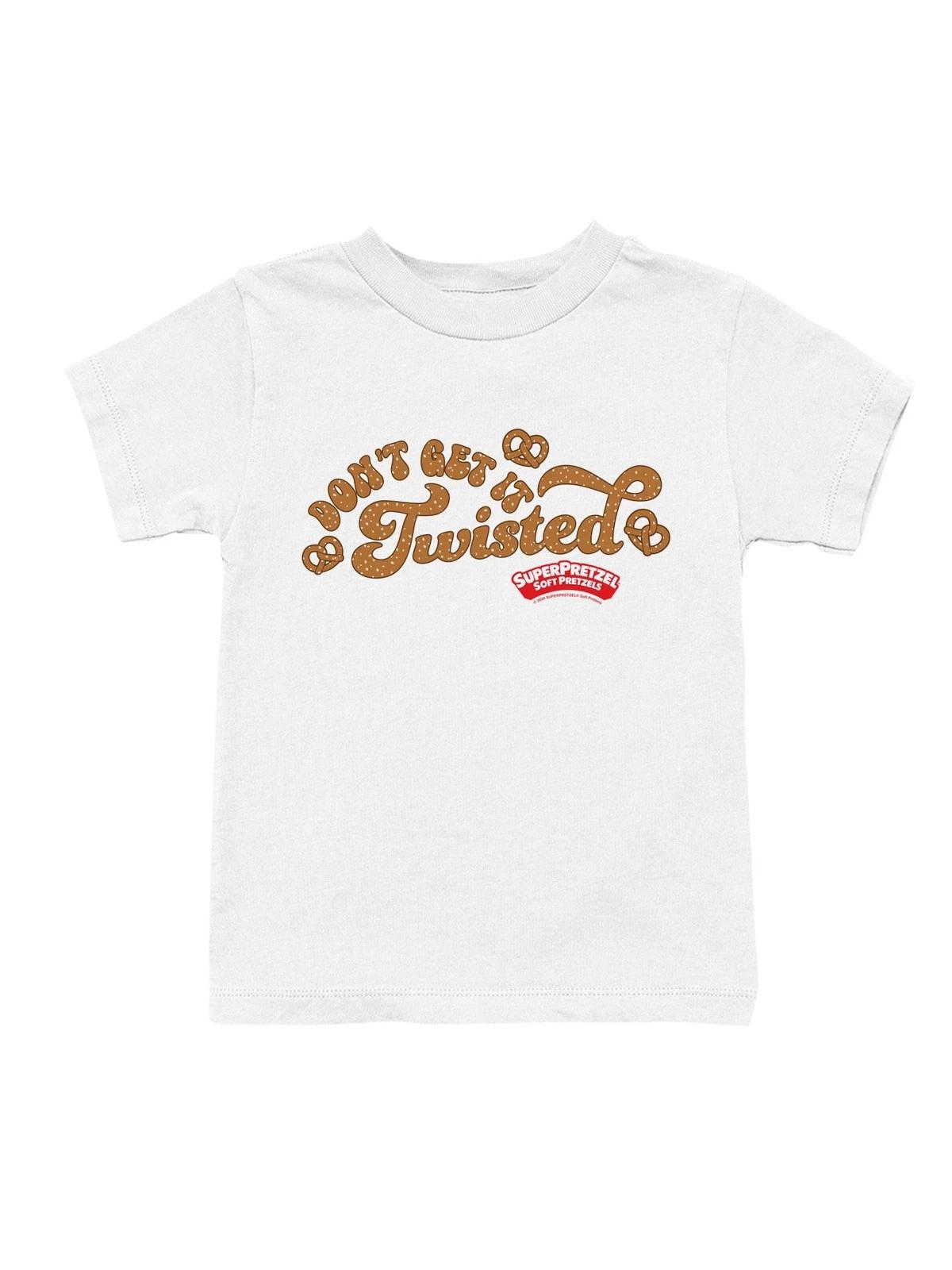 Officially Licensed Super Pretzel Don’t Get It Twisted Youth s T-shirt M