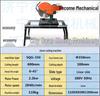4kW Multifunctional Stone Cutting Machine: Fireproof Brick & Marble Saw