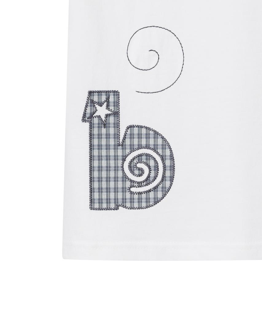 BAUF B Star Slim Fit T-Shirt [White]