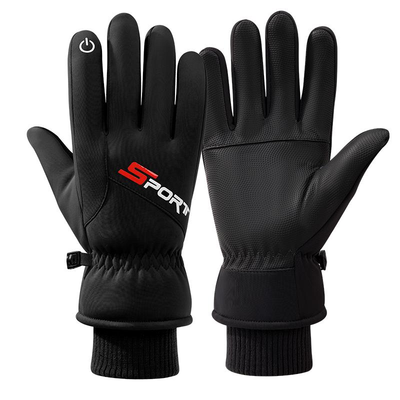 Hot Sale Winter Snow Thermal Heated Touch Screen Waterproof Thicken Outdoor Driving Ski Gloves