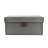 Modern Italian Minimalist Faux Leather Storage Box for Sample Rooms & Exhibitions