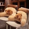 Cartoon bedside Soft Animal Capybara Backrest Sofa Cushion Triangle Plush Pillow Birthday Gifts