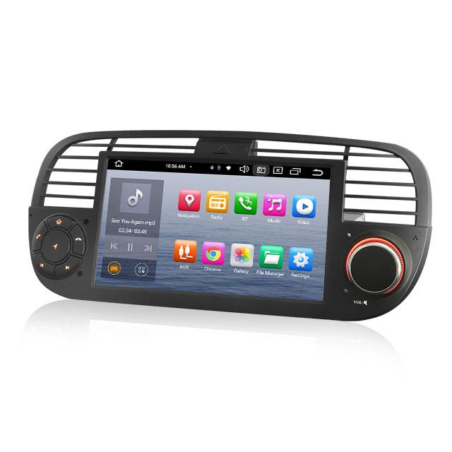 EU STOCK Erisin ES8550FB IPS Android 13.0 Car Multimedia Player for Fiat 500/500C/500S 500E GPS DSP 4G Wireless CarPlay