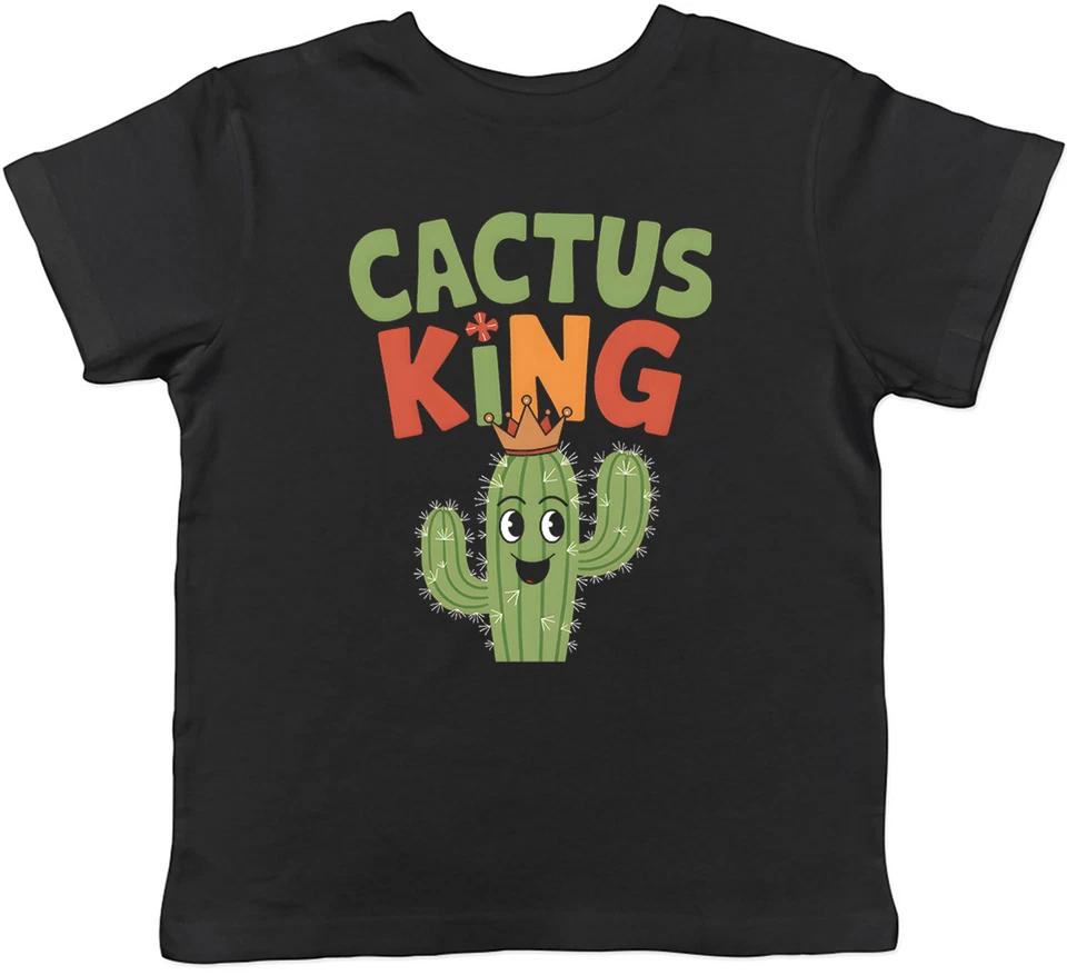 

Cactus King Desert Plant Spike Thorn Funny Joke Kids T-Shirt Boys Girls Gift 130
