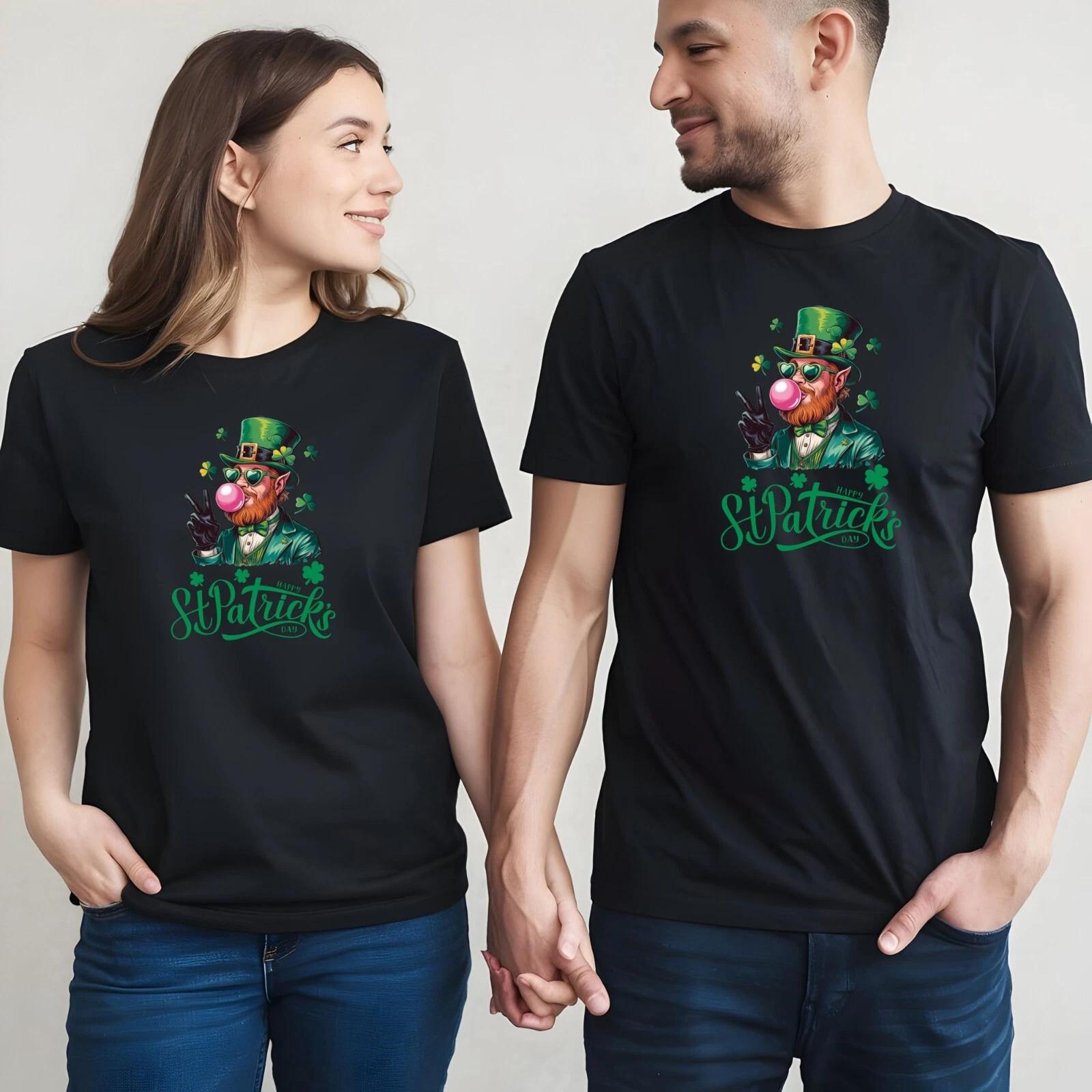 Happy St Patrick s Day T Shirt Leprechaun Saint Patricks Day Gifts Men Women Top 4XL