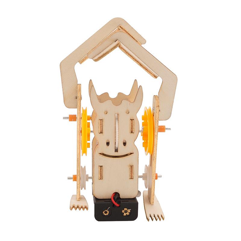 

Wooden Science Assembled Experiment Rope Climbing Robot Equipment Educational