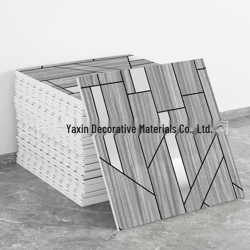 Imitation Tile 3D Wall Stickers: Self-Adhesive, Aluminum-Plastic Panels for Bathroom & Kitchen Renovation.