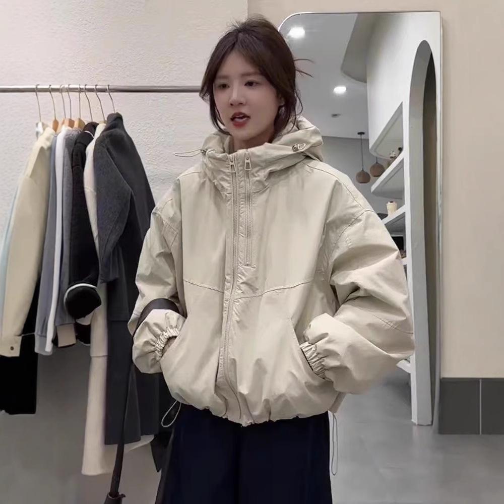 Double Zip Design Coat Women's Casual Jacket