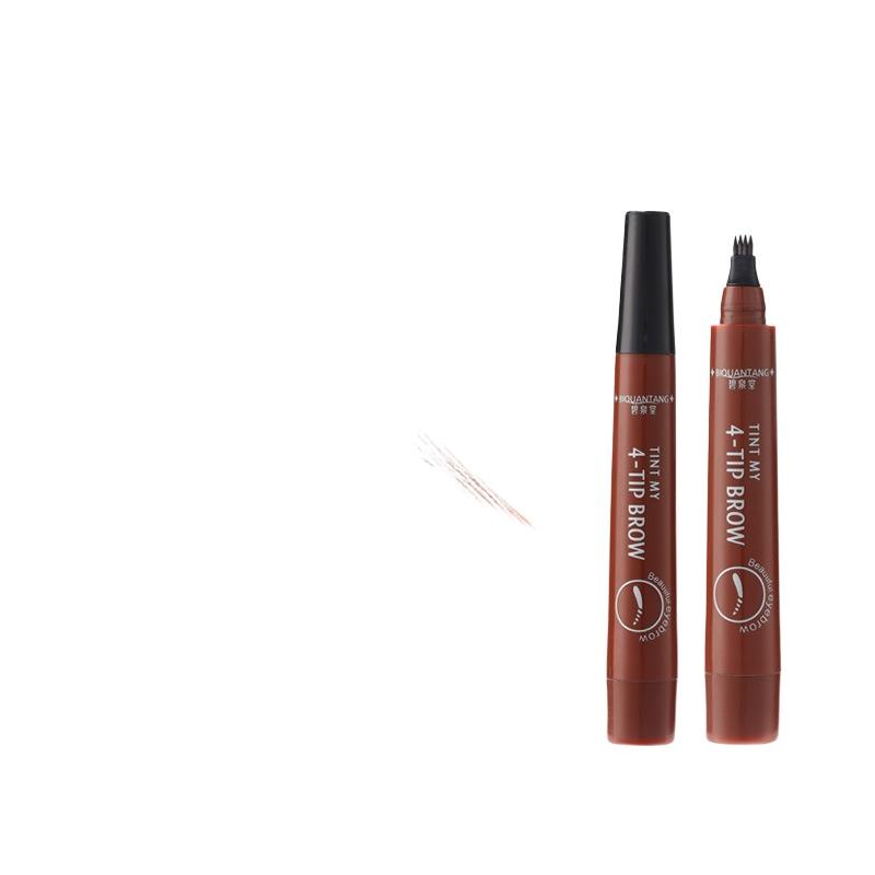 Four-pronged Eyebrow Pencil, Beauty Expert, Quick-drying Fountain Pen, Hairline, Neutral Pen.