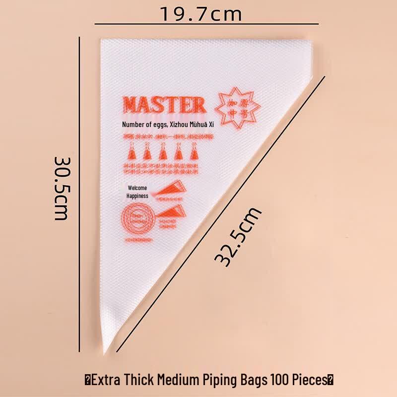 Reusable Silicone Piping Bags for Baking & Decorating