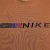 Nike Letter Round Neck Casual Long Sleeve Sweatshirt Men sweatshirt Brown HJ7032-299