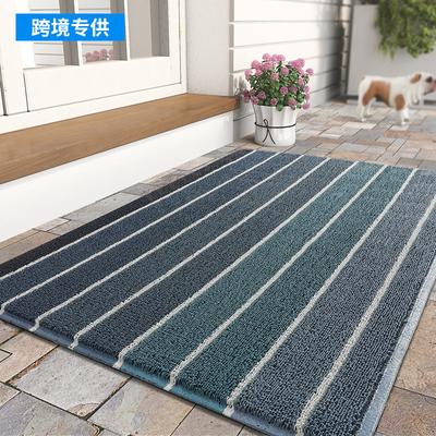 Foot Mat Entry Stripe Floor Mat Silk Ring Door Mat Dirt Mat Non-slip Mat Outdoor Floor Mat