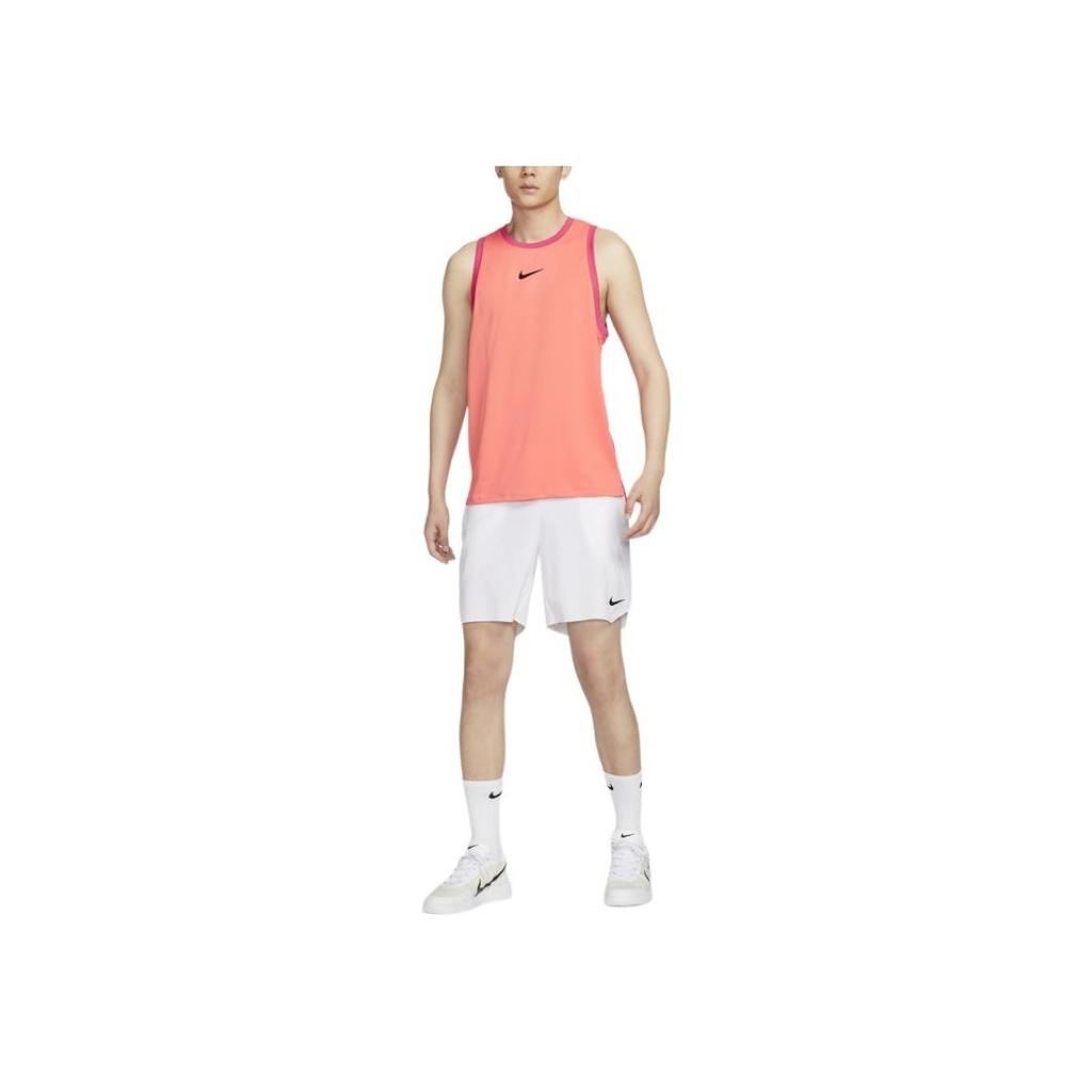 Nike Colorblock Tennis Training Comfort Crew Neck Vest Men Tops Light-Wild-Mango-Yellow FQ2028-643