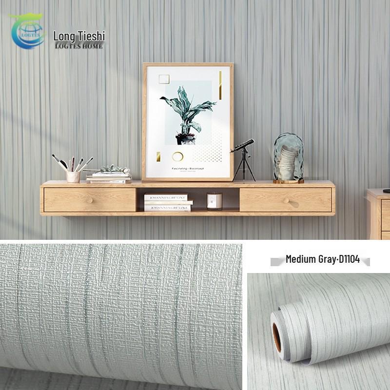 

Thick Brushed Fabric Self-Adhesive Waterproof Wallpaper for Living Room & Bedroom Renovation 60CM x 3M