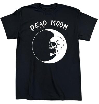 Collezione Dead Moon Band Album Cotone Pesante Maglietta Nera TR547