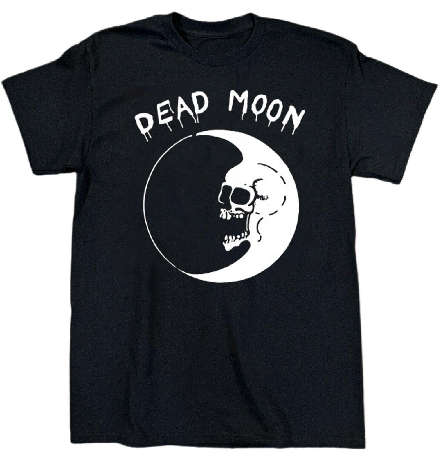 Collection Dead Moon Band Album Heavy Cotton Black T Shirt TR547 XXL