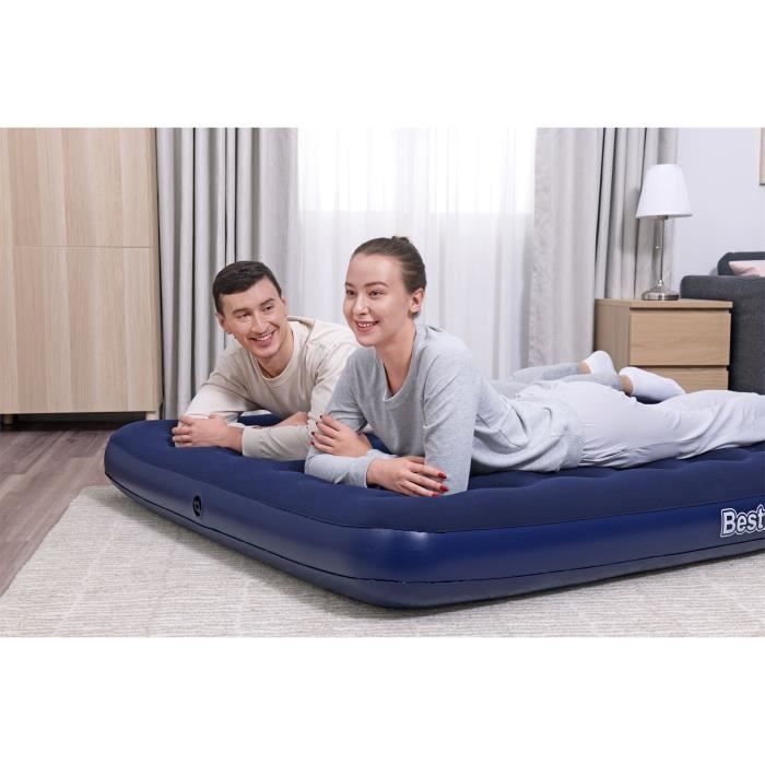 Matelas gonflable camping - BESTWAY - 67003 - 2 places, 2,03 m x 1,52 m x 22 cm