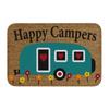 Personalized Happy Camper Doormat Mat Anti-Slip Camping Life Bathroom Kitchen Toilet Rug Carpet 40*60cm