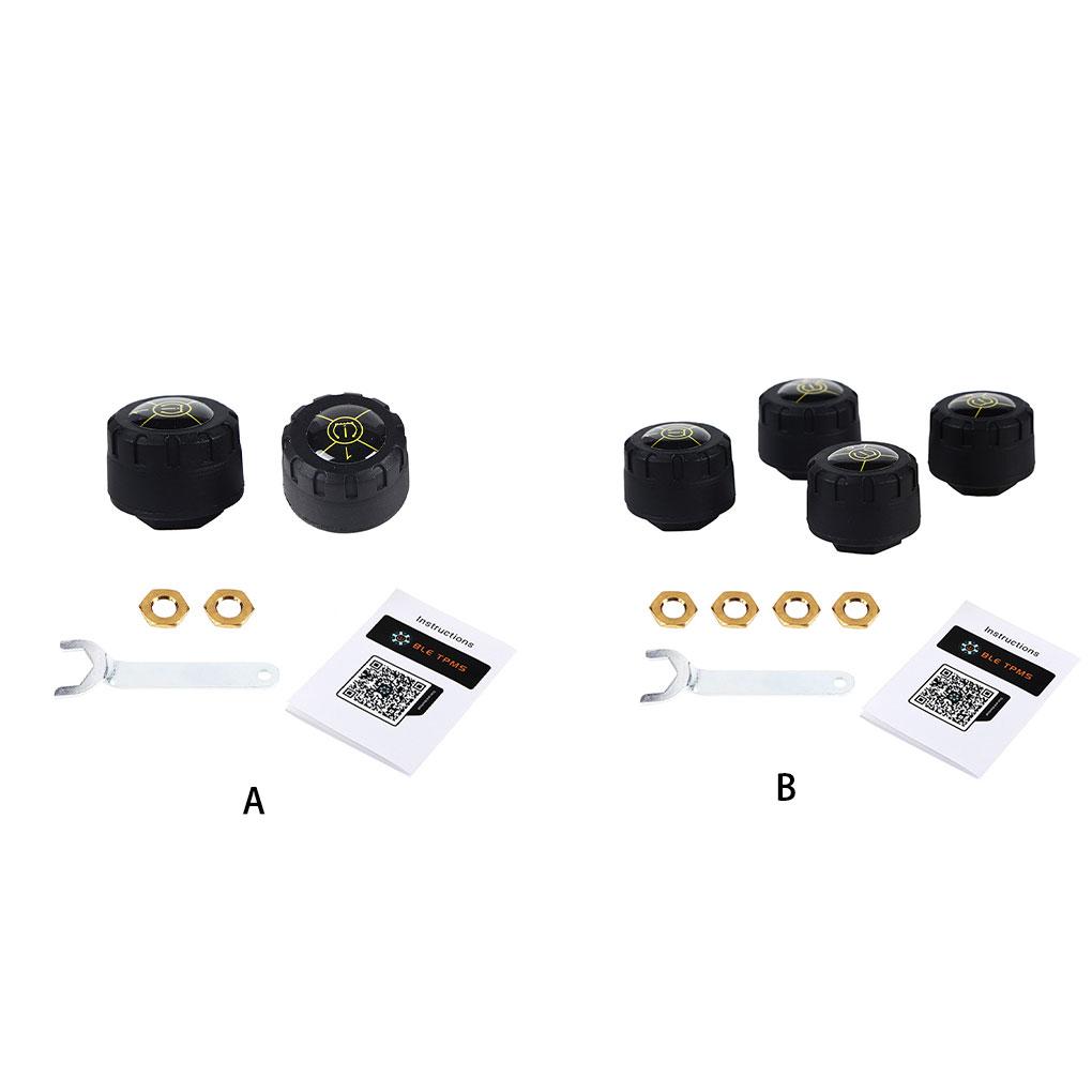 Bluetooth 5.1 Car TPMS Tire Pressure Alarm System Sensor Android/iOS Tyre Pressure Monitoring System 8.0 BarBluetooth 5.1 Tpms Tire