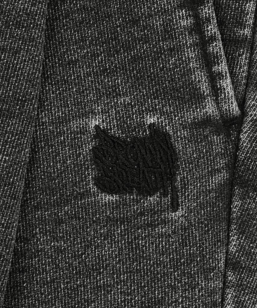 BROWNBREATH Tag Two Tuck Wide Denim Sweat Pants - Black