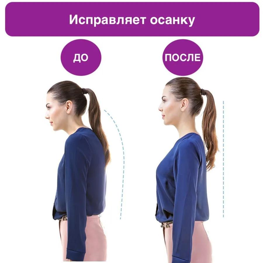 Posture corrector for adults and children - smart with a black sensor