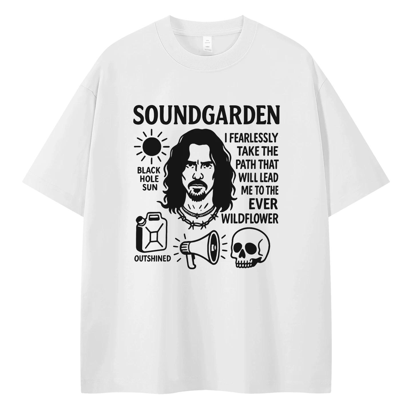 Soundgarden T-Shirt, Soft Fabric Casual Daily Wear M