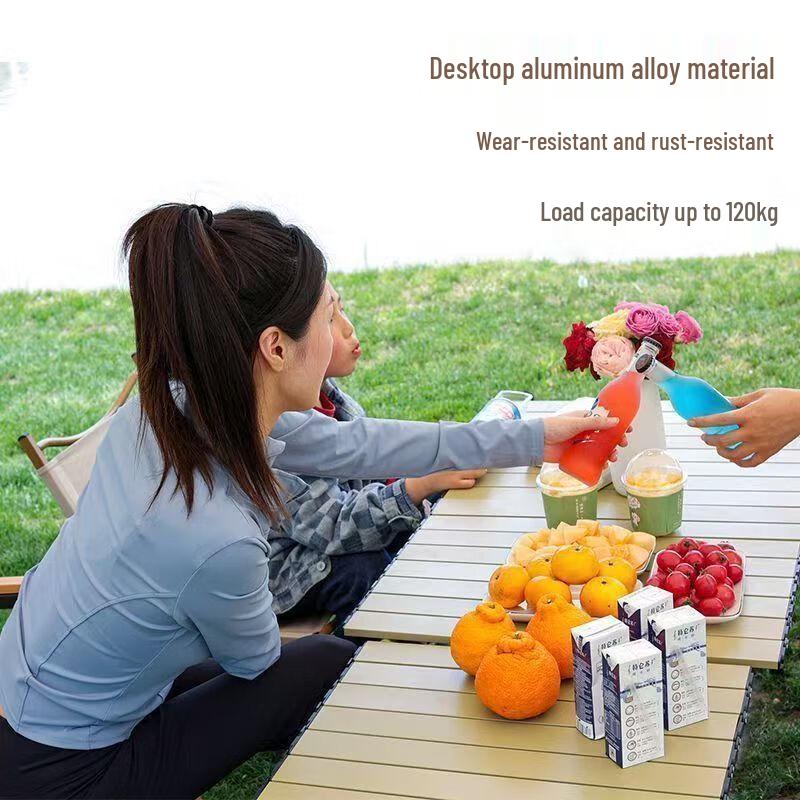 Portable Roll-Up Camping Picnic Table