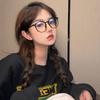 Korean Trendy Glasses Women Anti-Blue Light  Eyeglasses