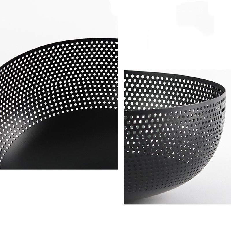 Luxury Fruit Bowl Iron Fruits Basket Aesthetic Decorative Fruit Tray Elegant Modern Living Room Fruits Trays Table Decorations