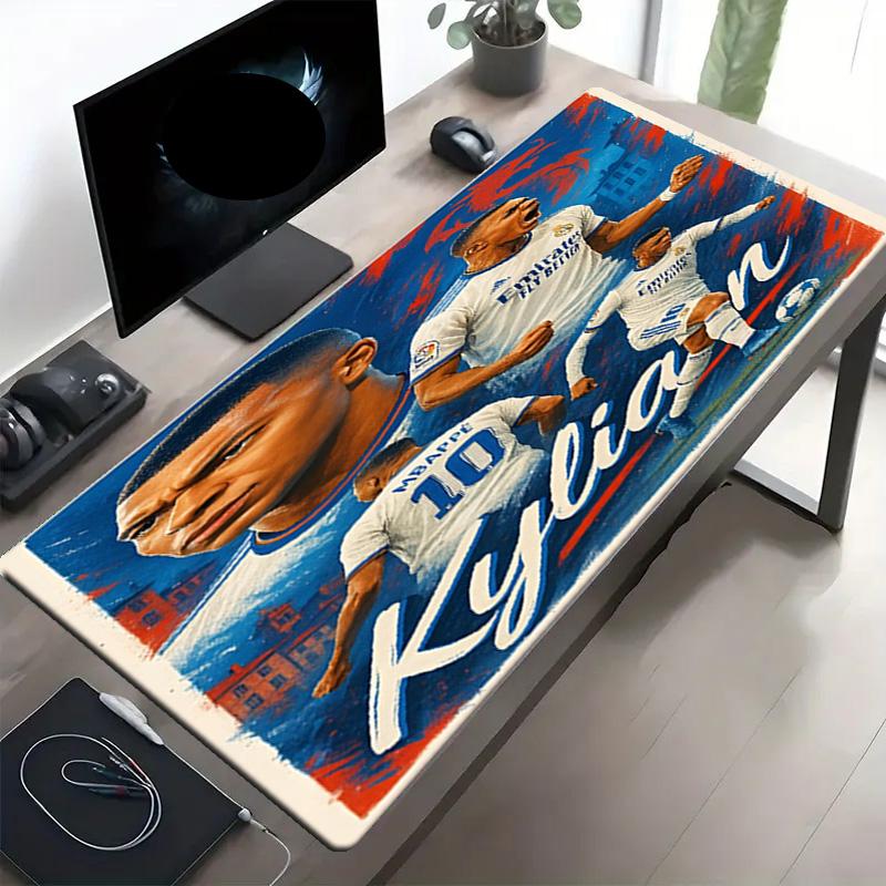 Kylian Mbappe Druck Mauspads, Anti-Rutsch Schreibtisch Tastaturmatte, für PC Laptop Gaming Arbeiten Tägliche Nutzung, Coole Festival Überraschungsgeschenk
