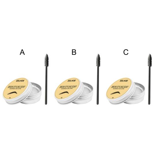 20g/30g/50g Eyebrow Cream Transparent Portable Colorless 3D Brow Styling Soap for Female